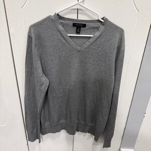 Banana Republic Luxury Blend Grey Silk Sweater
